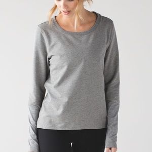 Lululemon belle LS in grey